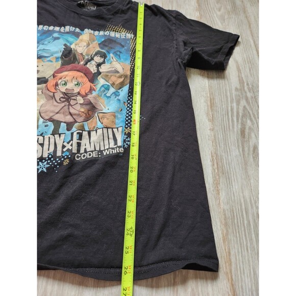 Hot Topic Spy X Family Code White Graphic T Shirt Black Anime Short Sleeve L - Picture 6 of 7